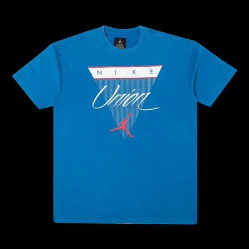 Air Jordan x Union NRG Vault Flight Triangle Tee 'Blue'
