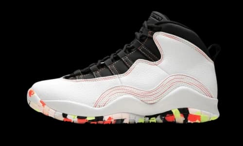 Jordan 10 Retro White Barely Volt Ember Glow (GS)