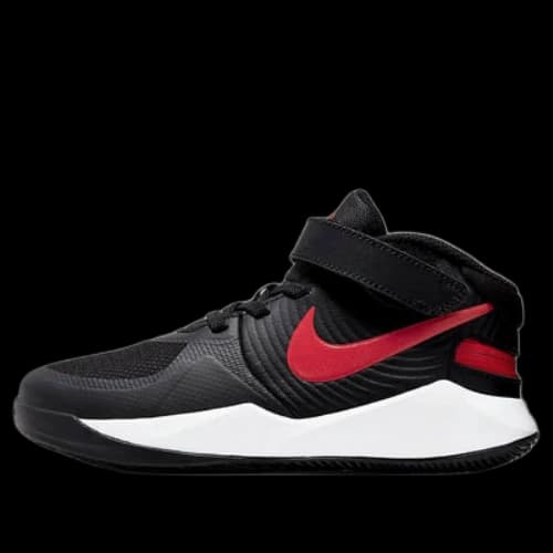 (PS) Nike Team Hustle D 9 FlyEase 'Black Gym Red'