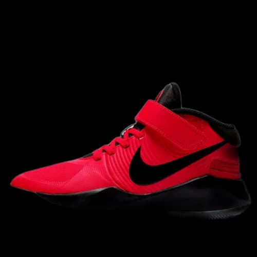 (GS) Nike Team Hustle D 9 FlyEase 'Red Black'
