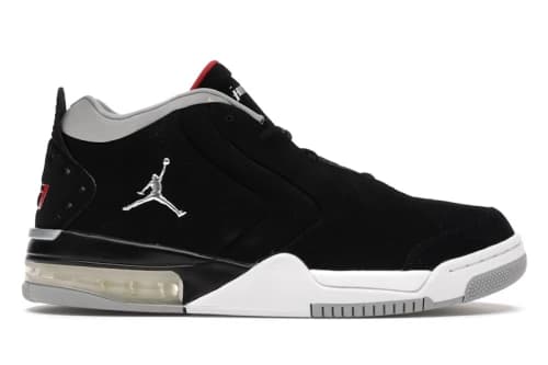 Jordan Big Fund Black Metallic Silver University Red