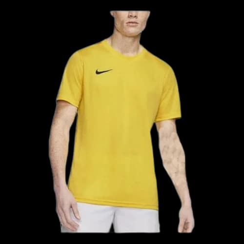 Nike Dri-FIT Logo Printing Round Neck Pullover Short Sleeve Us Edition Yellow T-Shirt