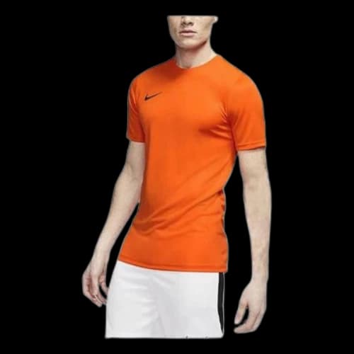 Nike Dri-FIT Logo Printing Round Neck Pullover Short Sleeve Us Edition Orange T-Shirt
