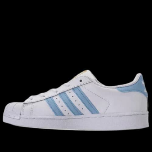 (GS) adidas Superstar 'White Light Blue'