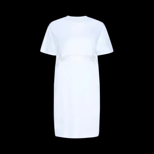 Givenchy Lace Incrustation T-Shirt Dress 'White'