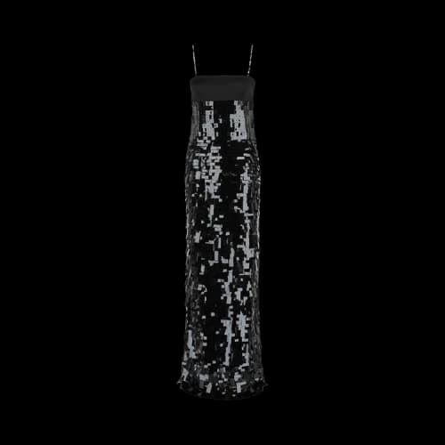 Givenchy Sequin Chain Strap Gown 'Black'