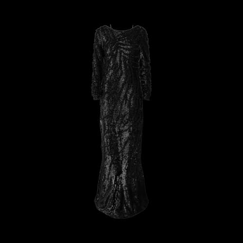Givenchy Sequined Mermaid Gown 'Black'