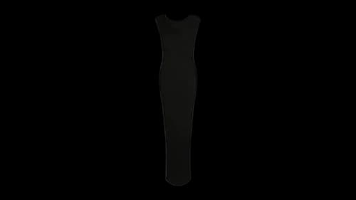 Givenchy Women's Cowl-Neck Maxi Dress Black