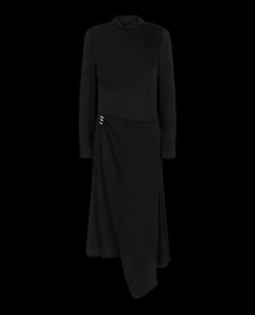 Givenchy Crystal-Detail Satin Dress Black