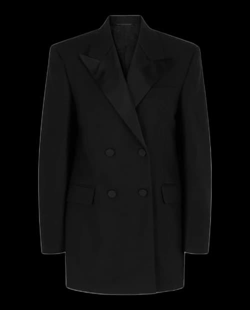 Givenchy Double Breasted Jacket Black