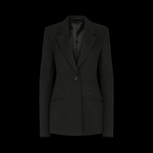 Givenchy Cape Jacket In Wool/Mohair 'Black'