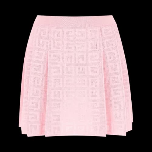 Givenchy 4G Pleated Skirt 'Light Pink'