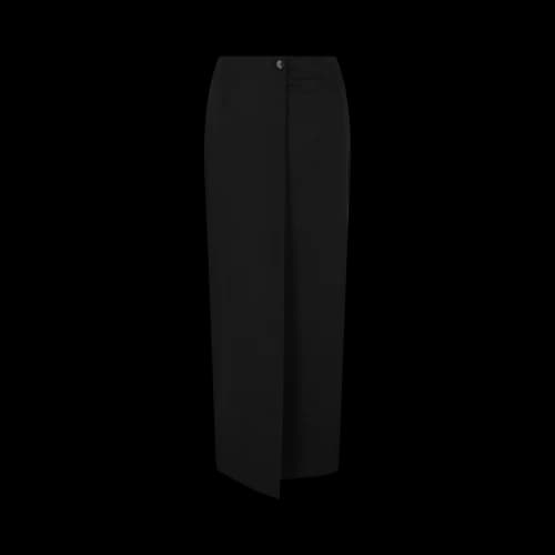 Givenchy Women's Wool Blend Maxi Skirt Black