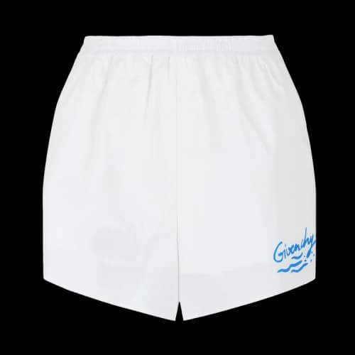 Givenchy Logo Mini Shorts 'White'