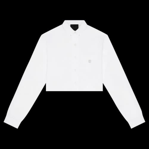 Givenchy Cropped Shirt 'White'