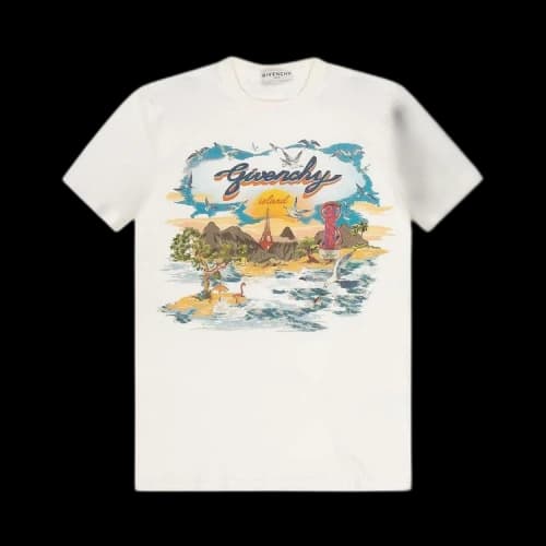 Givenchy Island Oversized T-Shirt 'Ivory'