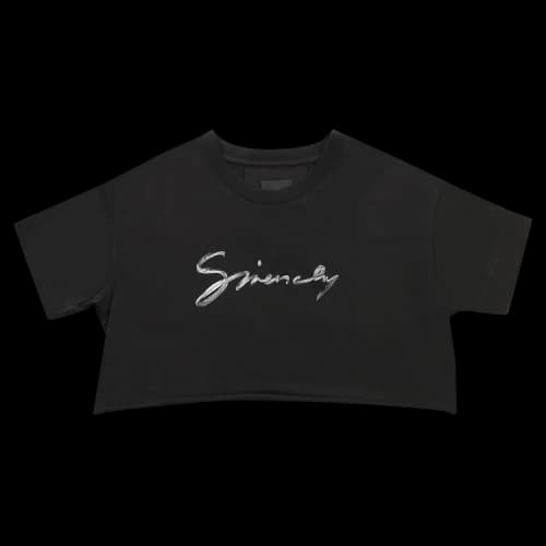 Givenchy Cropped Tee 'Black'