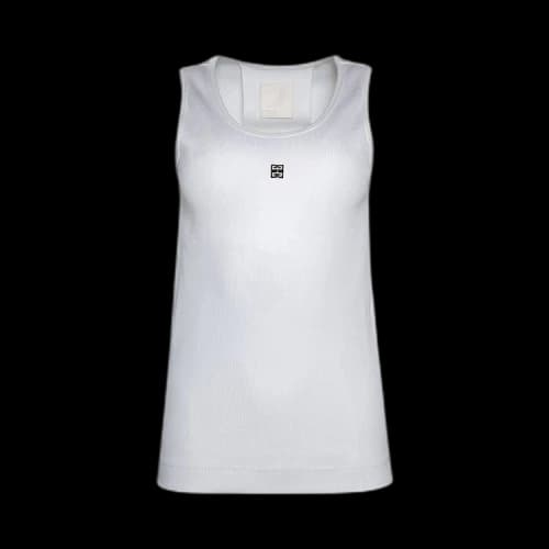 Givenchy Rib Tank Top 'White'