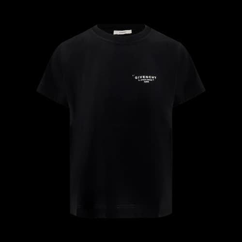 Givenchy Logo Printed Crewneck T-Shirt 'Black'