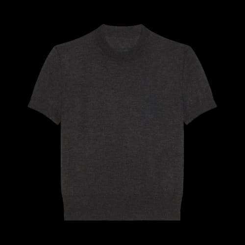 Givenchy Short-Sleeve Sweater 'Charcoal'