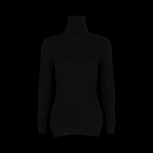 Givenchy Rolled Neck Long-Sleeve Sweater 'Black'