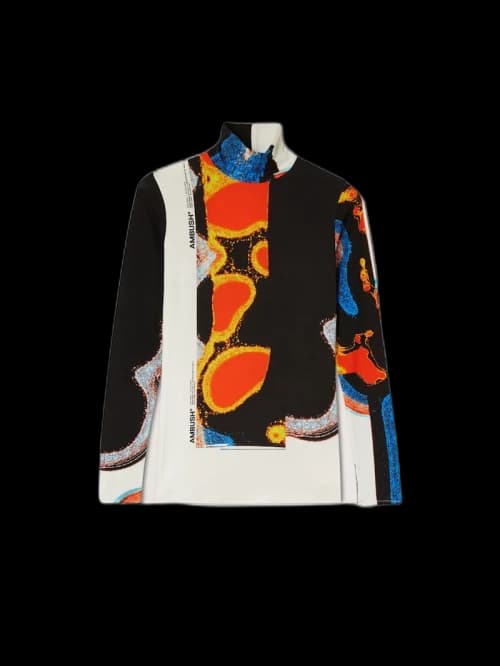 Ambush Fitted Printed Turtleneck Muticolor