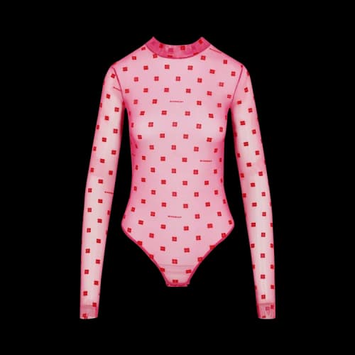 Givenchy Jacquard Bodysuit 'Pink/Red'
