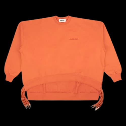 Ambush Multicord Crewneck Sweatshirt 'Orange'
