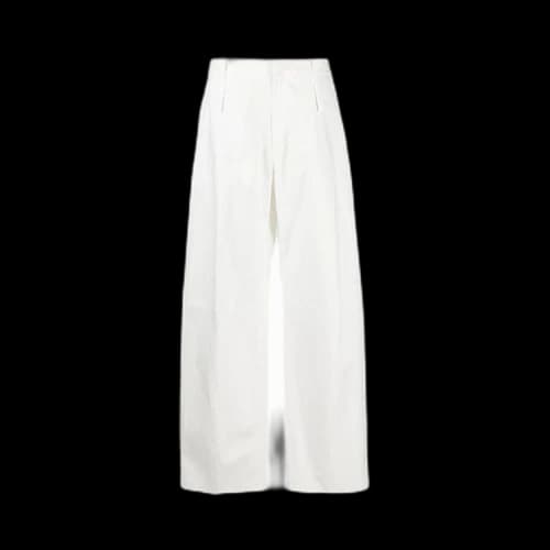 Ambush High Waist Tapered Pants 'White'