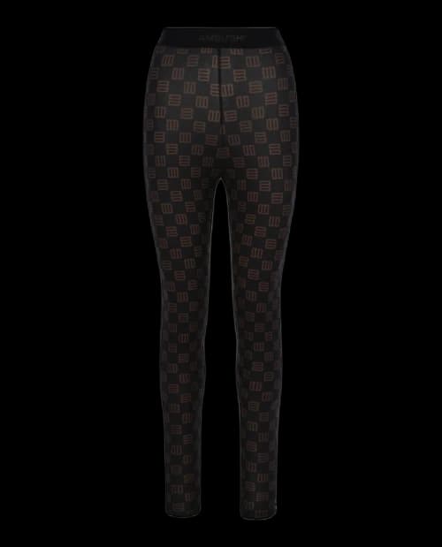 Ambush Monogram Leggings Black
