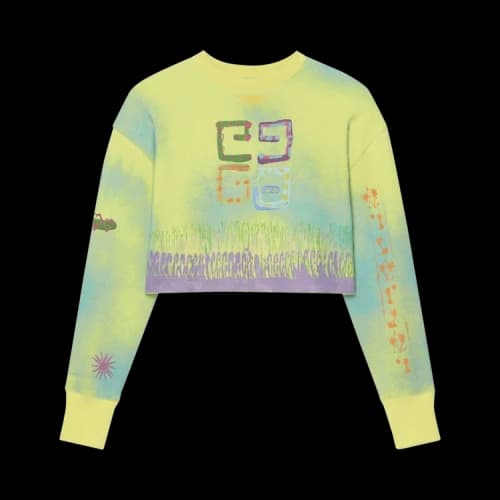 Givenchy Cropped Sweatshirt 'Multicolor'