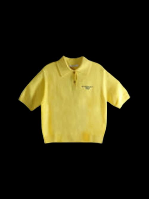 Givenchy Short Sleeve Polo Shirt Acid Yellow