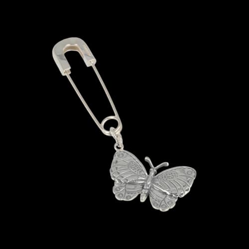 Ambush Butterfly Charm Single Earring 'Silver'