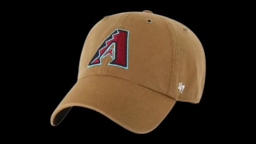 47 Brand x Carhartt MLB Arizona Diamondbacks Clean Up Cap Brown