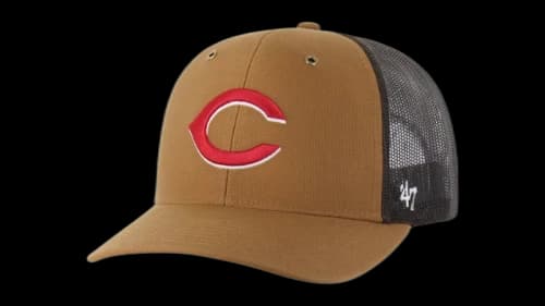 47 Brand x Carhartt MLB Cincinnati Reds Trucker Cap Brown