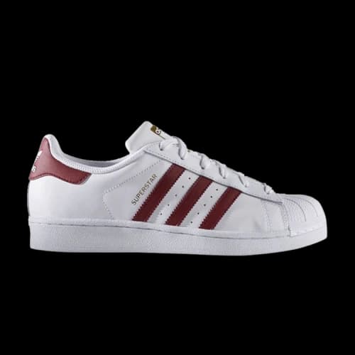 Adidas Superstar 'White Burgundy' (Women's)