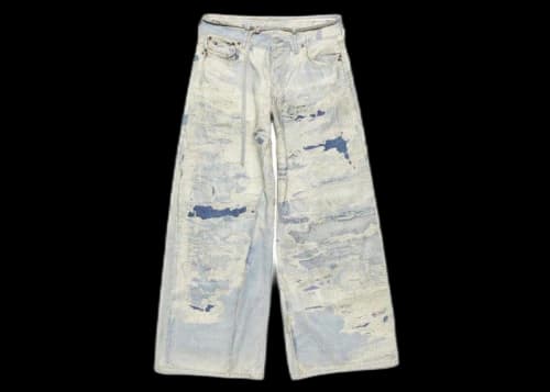 Acne Studios Regular Fit Trousers Light Blue