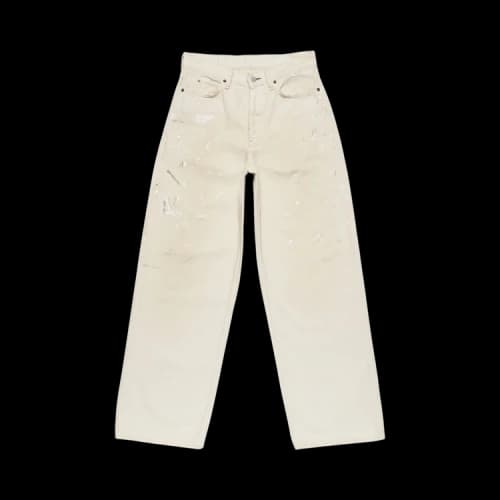 Acne Studios 1981 U Trafalgar Leather Jeans 'White'