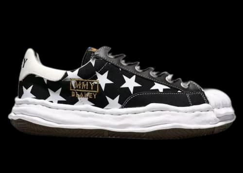 Maison Mihara Yasuhiro Blakey OG Sole Canvas Low atmos Star Print Black