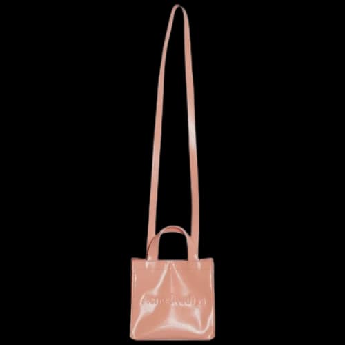 Acne Studios Logo Shopper Mini Tote Bag 'Salmon Pink'