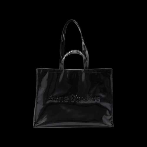Acne Studios Logo Shopper Large Tote Bag 'Black'