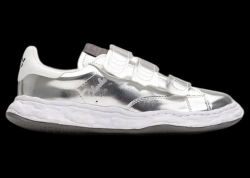 Maison Mihara Yasuhiro Charles OG Sole Tear Low Velcro 71Michael Silver