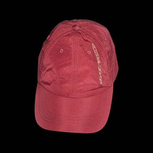 Acne Studios Nylon Baseball Cap 'Burgundy'