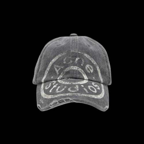 Acne Studios Printed Logo Cap 'Black'