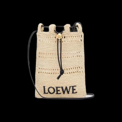 Loewe Drawstring Pocket 'Natural/Black'