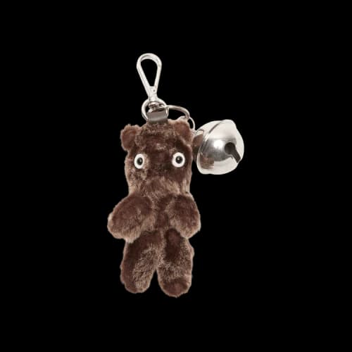 Acne Studios Teddy Bear Keyring 'Chocolate Brown'