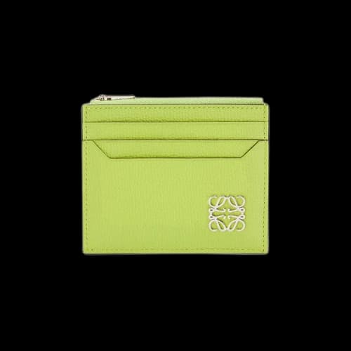 Loewe Anagram Square Zip Cardholder 'Green Bean'