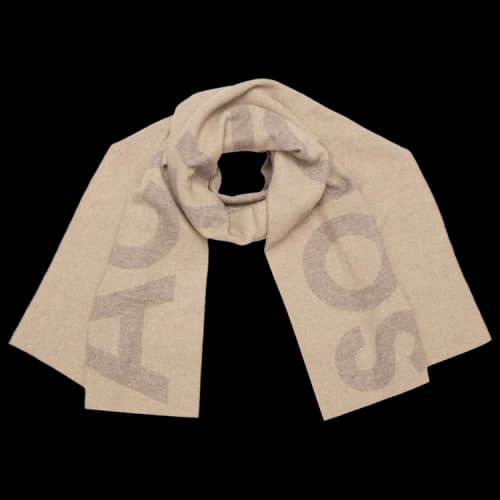 Acne Studios Logo Jacquard Scarf 'Camel'