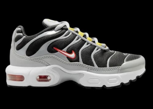 Nike Air Max Plus Dark Smoke Grey Light Smoke Grey High Voltage White (PS)