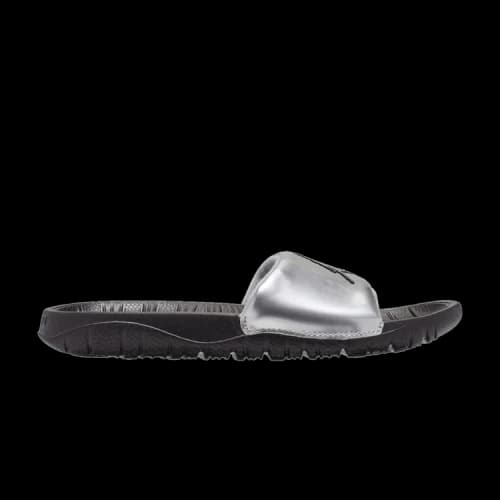 Jordan Break Slide GS 'Metallic Silver Black'